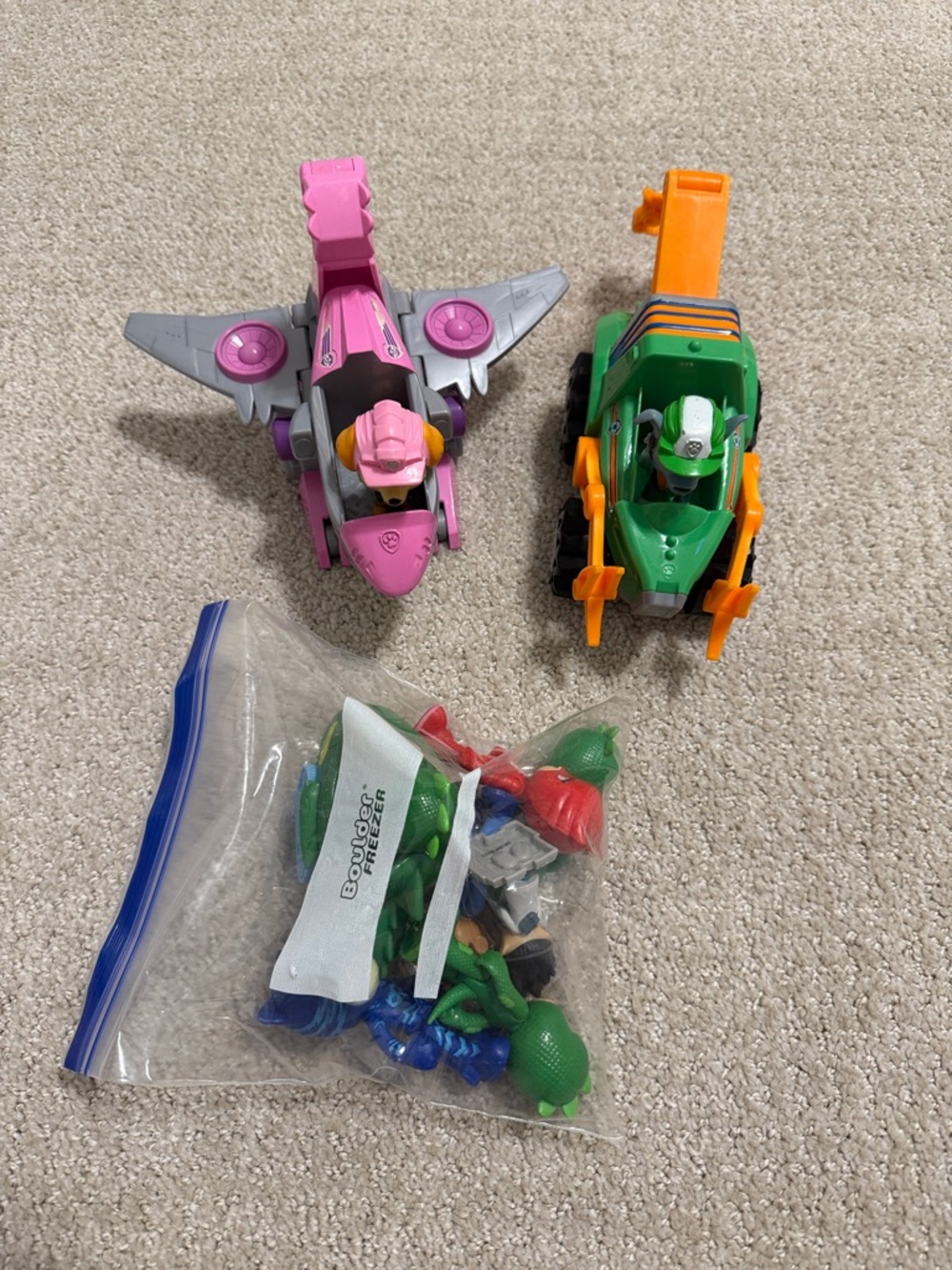 PAW Patrol Pink and Green Vehicle Toy Pack - Kids Toys
